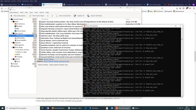 Screenshot liferea