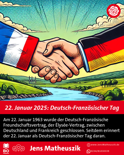 Sharepic zum Deutsch-Französischen Tag