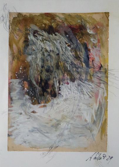 Mixed media on reclaimed paper; auf Cansonpapier A4

#mixedmedia #art #reclaimed #reclaimedspiritoffreedom #abstrakt # #alteredpaper #alteredbook