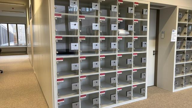 Mietschränke in der Bereichsbibliothek Westerberg