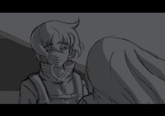 Fenrir smiling at Taygete