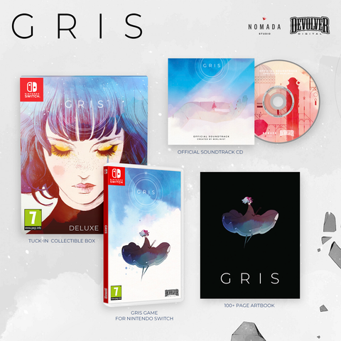 Édition collector de GRIS avec CD, jeu, artbook et tout :bave: