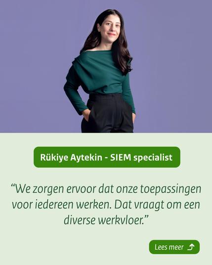 Een vrouw in het midden