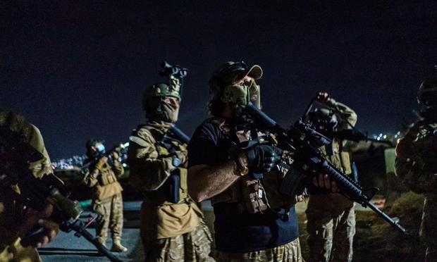 Talibanes en Afganistán. (Marcus Yam via Los Angeles Times via Getty Imag)