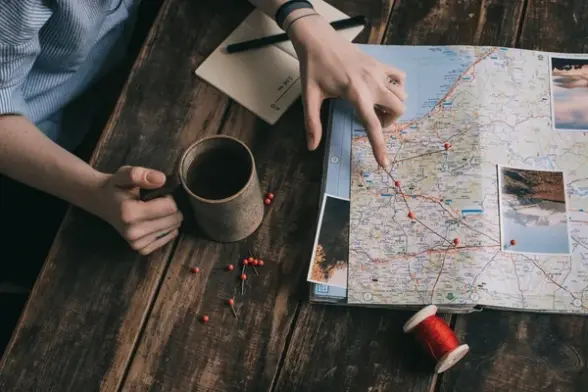 some dumb stock image of a map and a person pointing to it, i randomly found