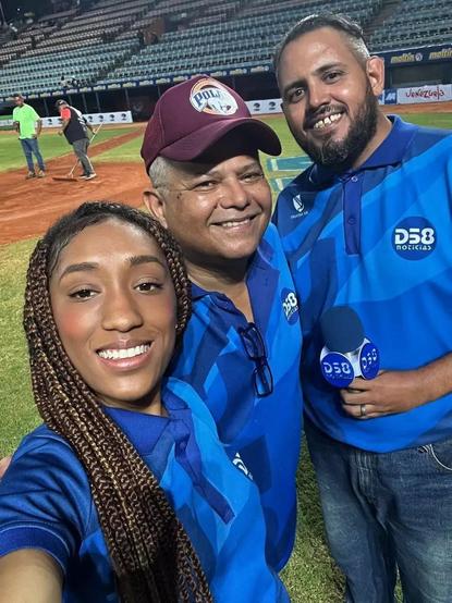 Luisana Solarte, Henry Villasmil y Luis Arismendi, Team ND58