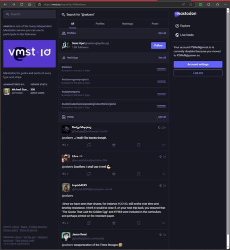 https://vmst.io/search?q=%40selzero