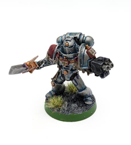 Grey Knight Space Marine from the front