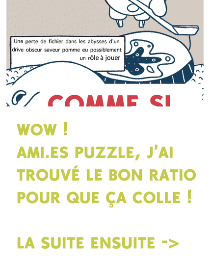un bout du dessin sans fin qui résoud le problème du ratio