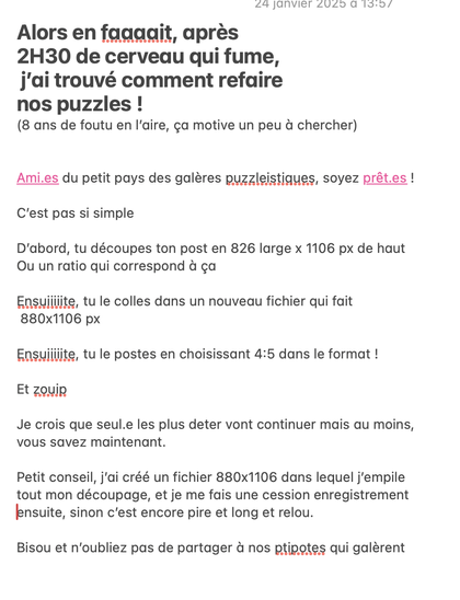 La soluce aux galères de ratio du nouveau format instagram