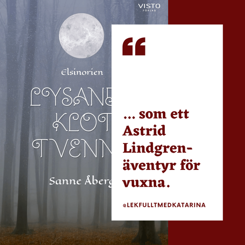 Citat ur en recension av boken Lysande klot tvenne.