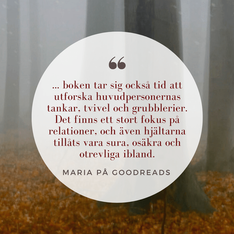 Citat ur en recension av boken Lysande klot tvenne.