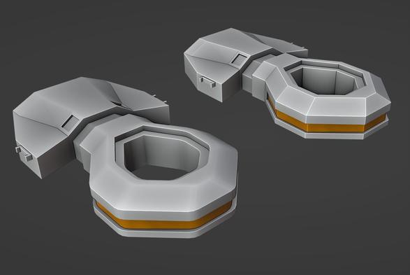 spaceship cockpit for nion forge, a cyberpunk styled roguelite with ship-building elements