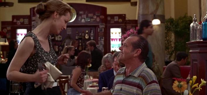 Carol is a waitress in a café that Melvin visits daily. She is the only one who will put up with his erratic and abusive behavior.