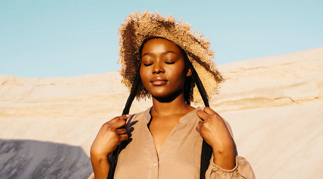 Person being in nature