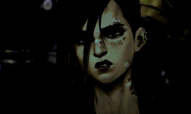 Vi from Arcane all dithered up