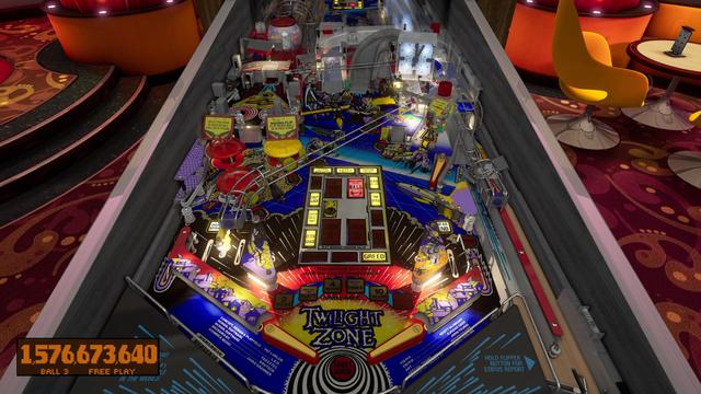 A screenshot from Pinball FX of Twilight Zone with my new high score of 1,576,673,640.