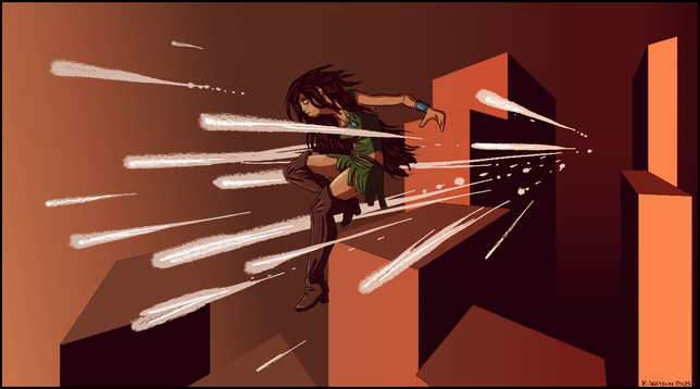 Marika escaping the Gas Plant, Level 5-1 of Idosra