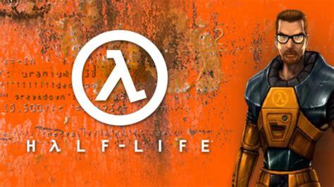 image showing gordon freeman and the half life logo
