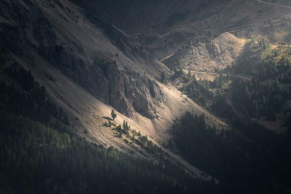 Photos au Col d'Izoard entre ombre et lumière