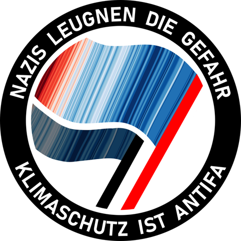 Nazis leugnen die Gefahr - Klimaschutz ist Antifa https://social.tchncs.de/@RonRevog/111807363301288154