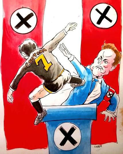 Cantona vs facism
