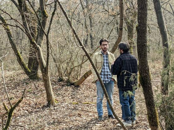 Il regista e l'attore si confrontano fra un take e l'altro