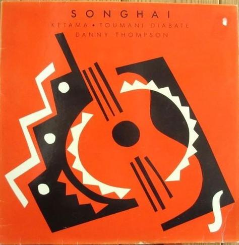 Portada del disco «Songhai», con Ketama, Toumani Diabaté y Danny Thompson (1988)