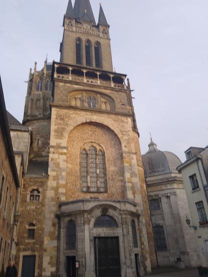 Eingang zum Dom, Aachen.