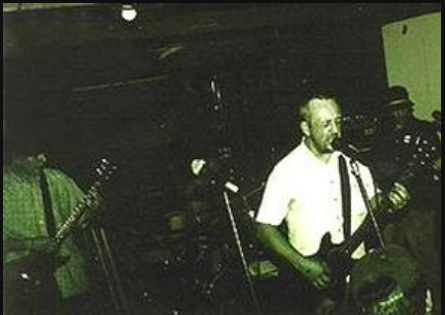 Frankie stubbs and leatherface. Photo looks like Leighton Evans on guitar. RIP Dicky, RIP Andy, RIP Lainey.
