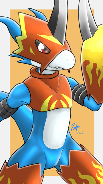 Flamedramon from Digimon