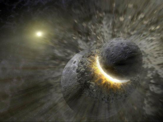 Moon formation scenari