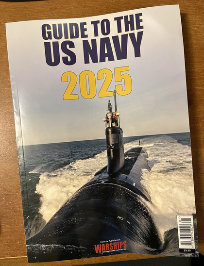 Cover of the Guide to the US Navy 2025.