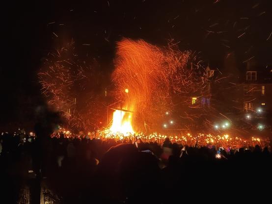 The Burning Ship Up Helly Aa celebration of 2024