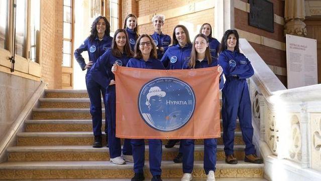 Les astronautes que participen en la missió Hypatia II (ACN)