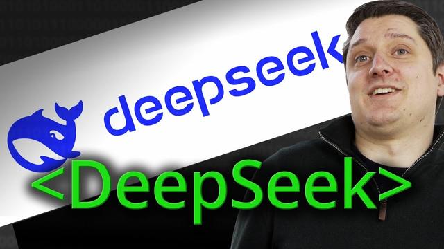 thumbnail of the Computerphile channel showing the words DeepSeek and the speaker.