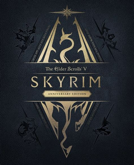 The skyrim logo