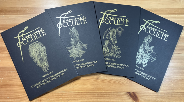 Hermetic Library Mail Call 29jan2025 Femme Occulte Four Quarterly Issues for 2024