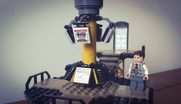 A TARDIS Console, if designed by Alfred Pennyworth, and piloted by Bruce Wayne