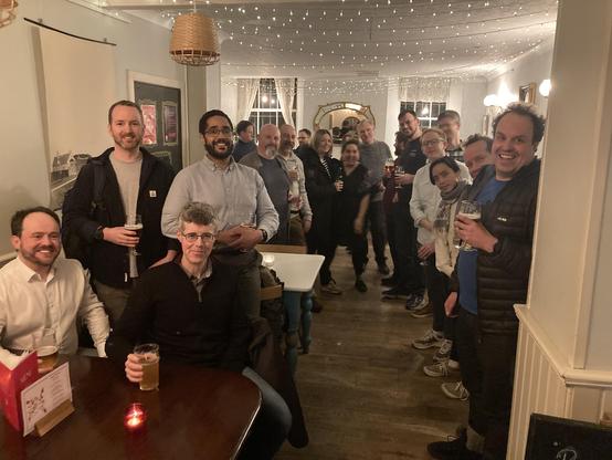#geobeers at the pub