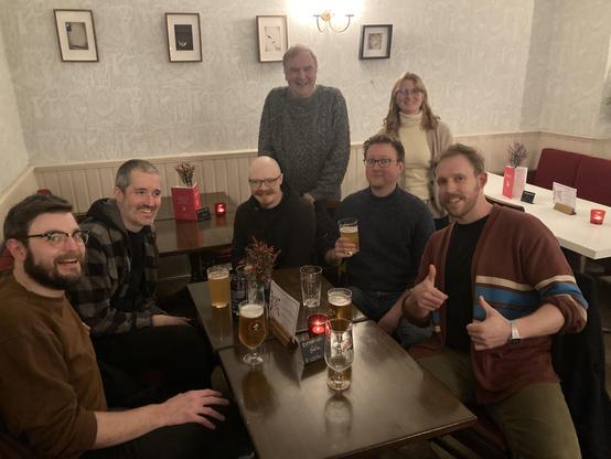 At the pub