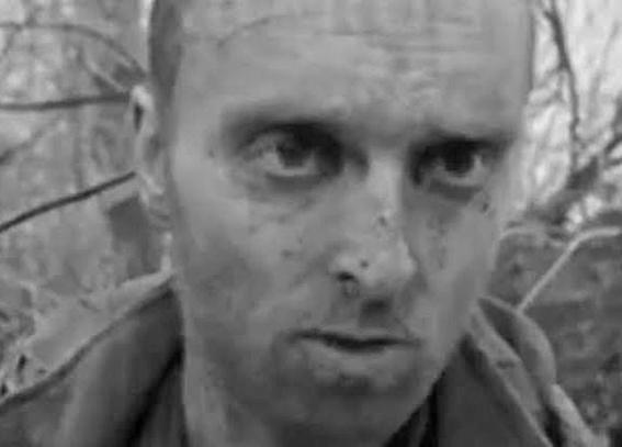 A screen cap from a Russian video after he was captured & was being beaten.