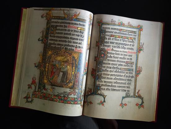 Reproduction medieval manuscript.