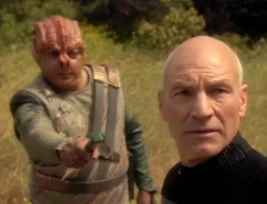 Darmonk and Jalad at Tanagra episode scene from Star Trek TNG.