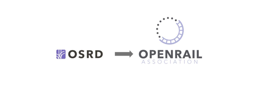 Logo du logiciel OSRD (Open Source Railway Designer) et de l'association OpenRail