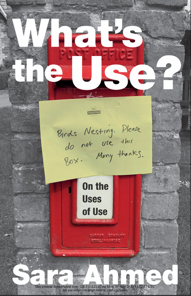 Sara Ahmed, What's the use ?