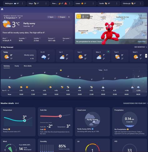 #SomeWeather presented by #CaptainRedBeanBear...