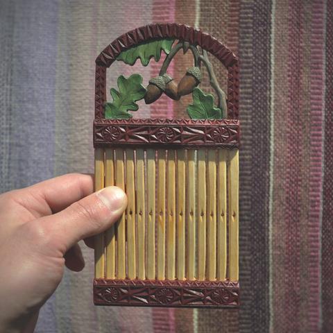 Photo of the entire heddle.