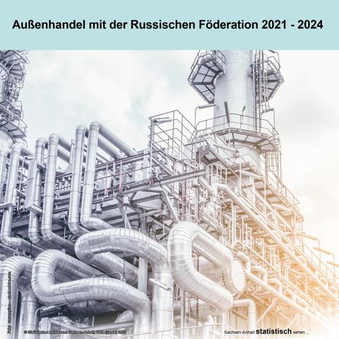 Text: Außenhandel mit der Russischen Förderation 2021 - 2024
Foto: Symbolbild Raffinerie