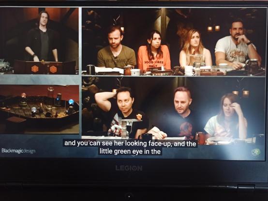 Screen capture of Critical Role, Vox Machina 102 episode